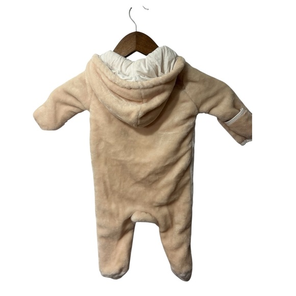 Baby Mack Hooded Bear Fleece Footed Suit Size 3-6 Months - Picture 2 of 3